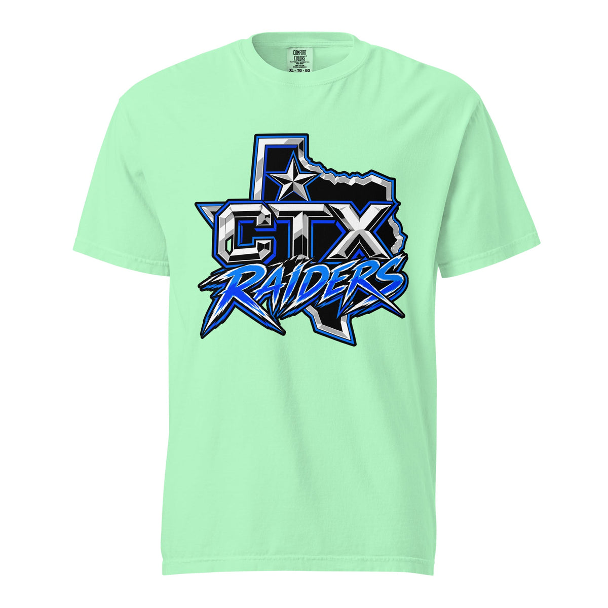 Signature | Comfort Colors T-Shirt | Central Texas Raiders | Crest Logo