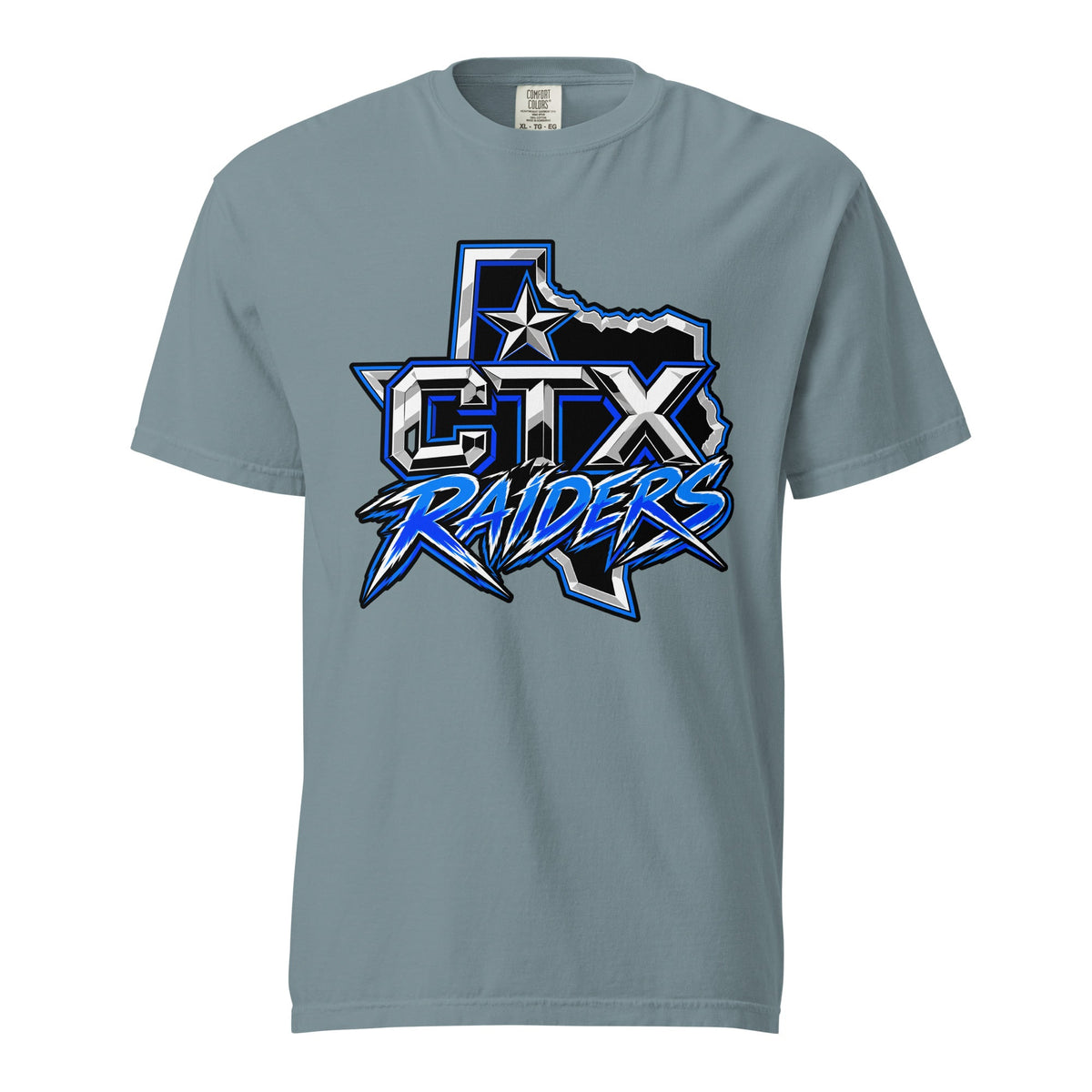 Signature | Comfort Colors T-Shirt | Central Texas Raiders | Crest Logo