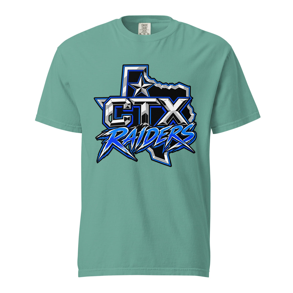Signature | Comfort Colors T-Shirt | Central Texas Raiders | Crest Logo