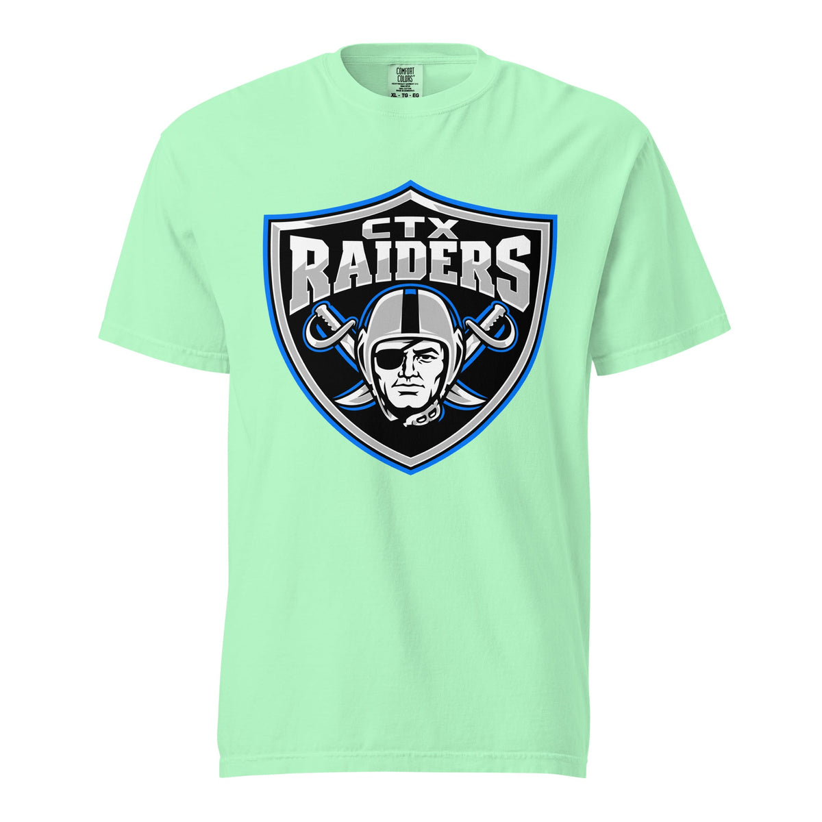 Signature | Comfort Colors T-Shirt | Central Texas Raiders | Emblem Logo