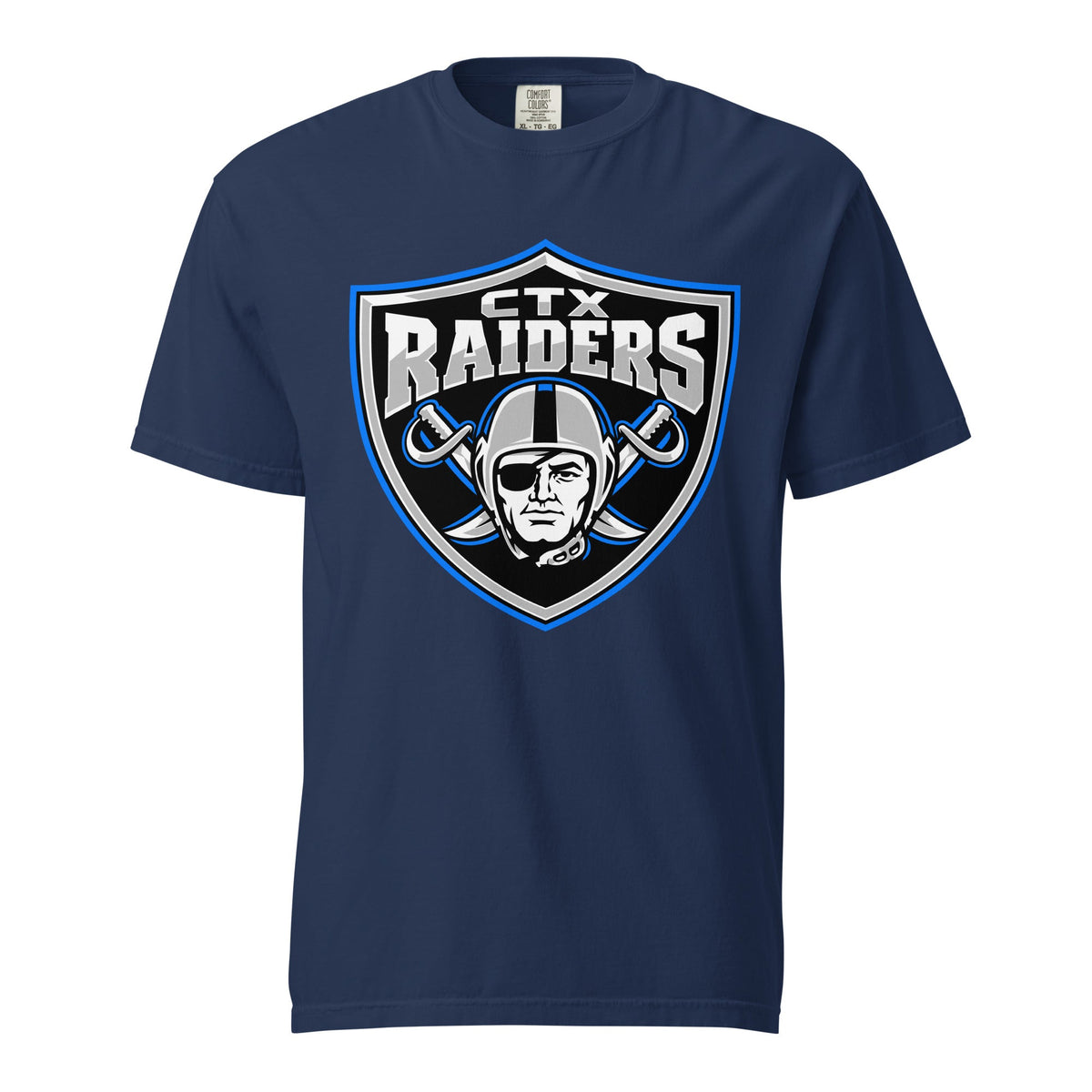 Signature | Comfort Colors T-Shirt | Central Texas Raiders | Emblem Logo