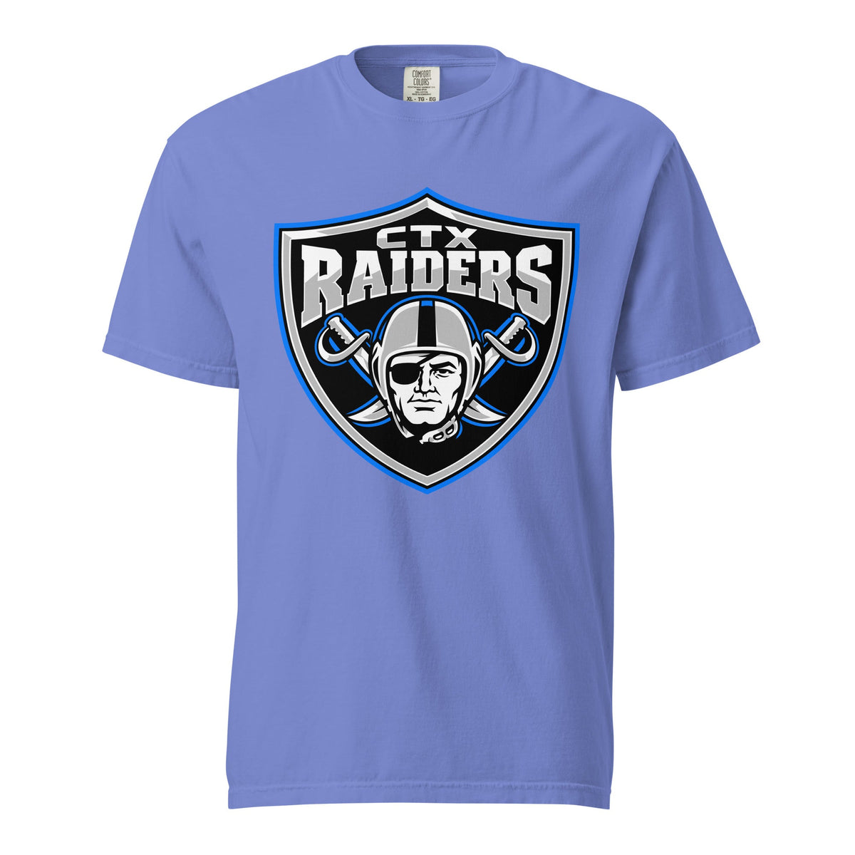 Signature | Comfort Colors T-Shirt | Central Texas Raiders | Emblem Logo