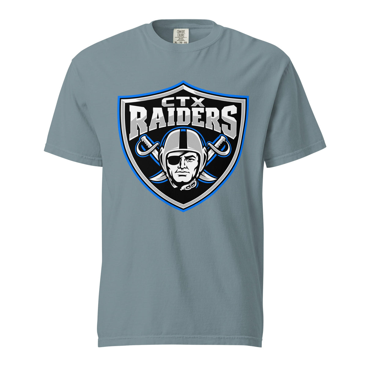 Signature | Comfort Colors T-Shirt | Central Texas Raiders | Emblem Logo