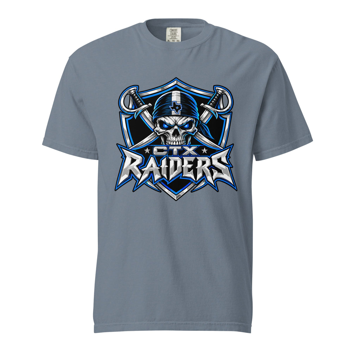 Signature | Comfort Colors T-Shirt | Central Texas Raiders | Shield Logo