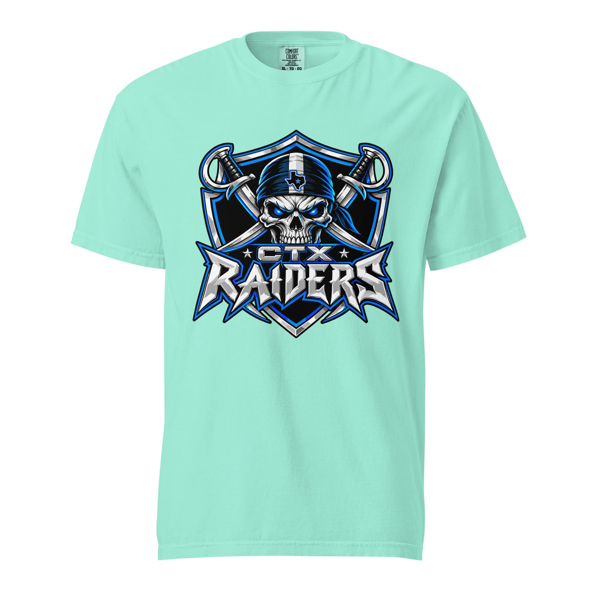 Signature | Comfort Colors T-Shirt | Central Texas Raiders | Shield Logo