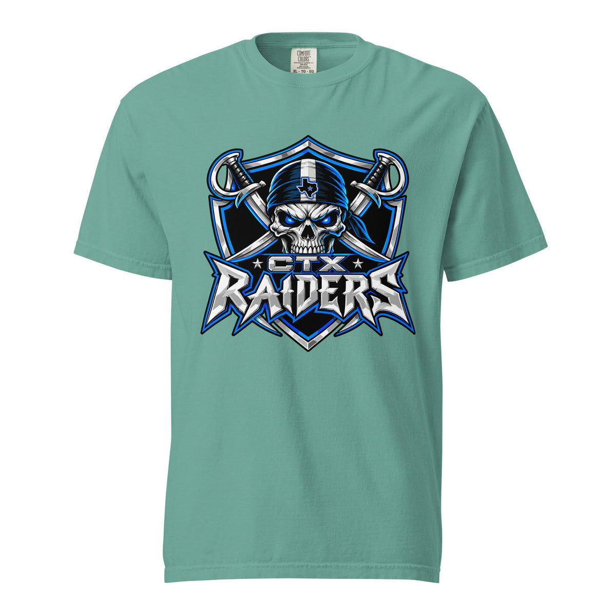 Signature | Comfort Colors T-Shirt | Central Texas Raiders | Shield Logo