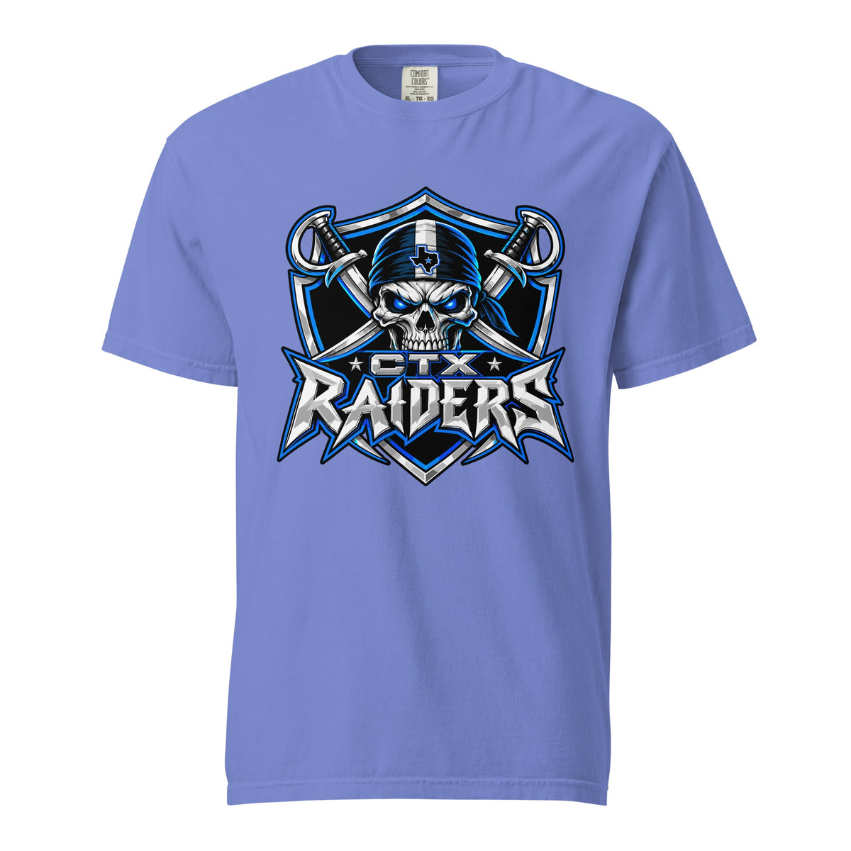 Signature | Comfort Colors T-Shirt | Central Texas Raiders | Shield Logo