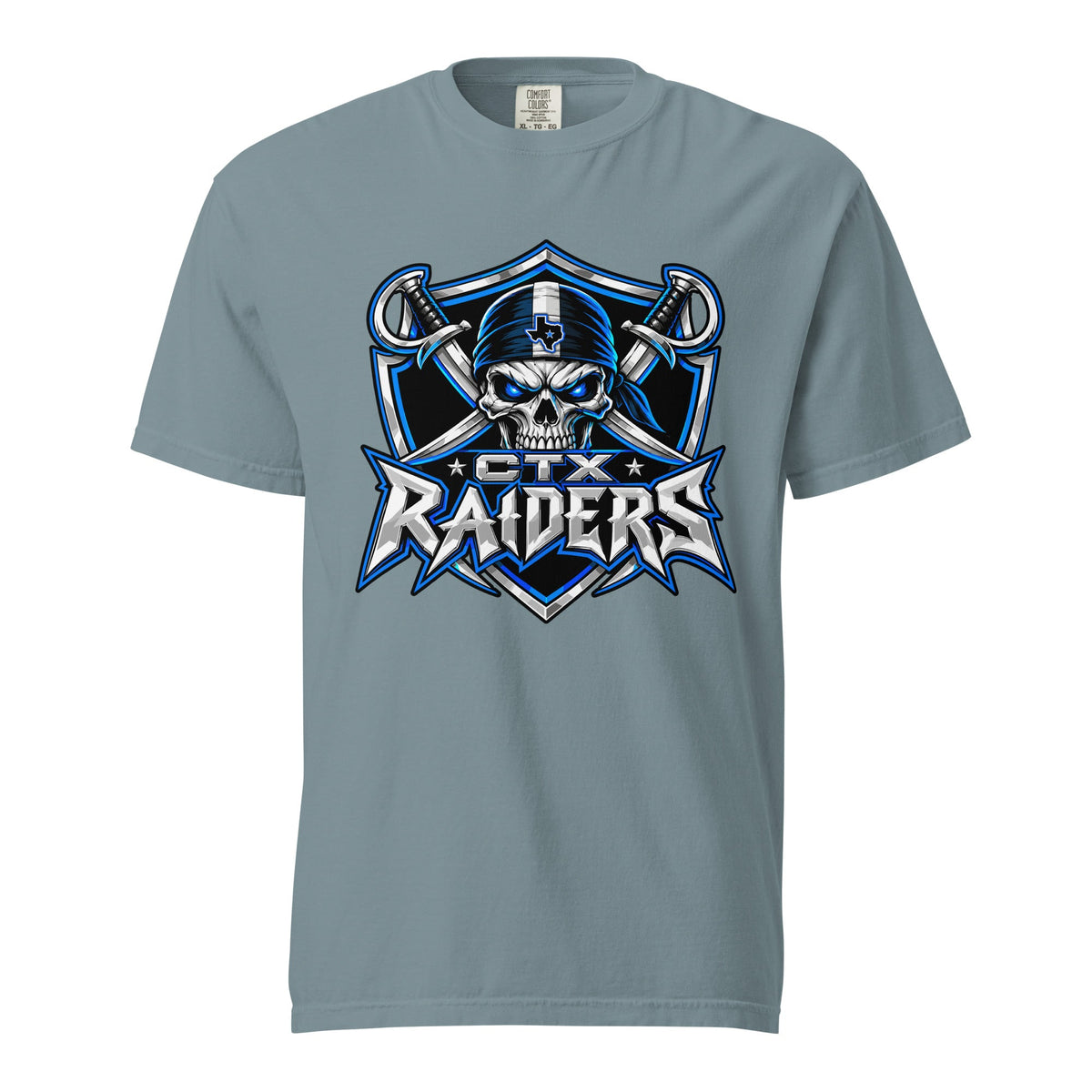Signature | Comfort Colors T-Shirt | Central Texas Raiders | Shield Logo