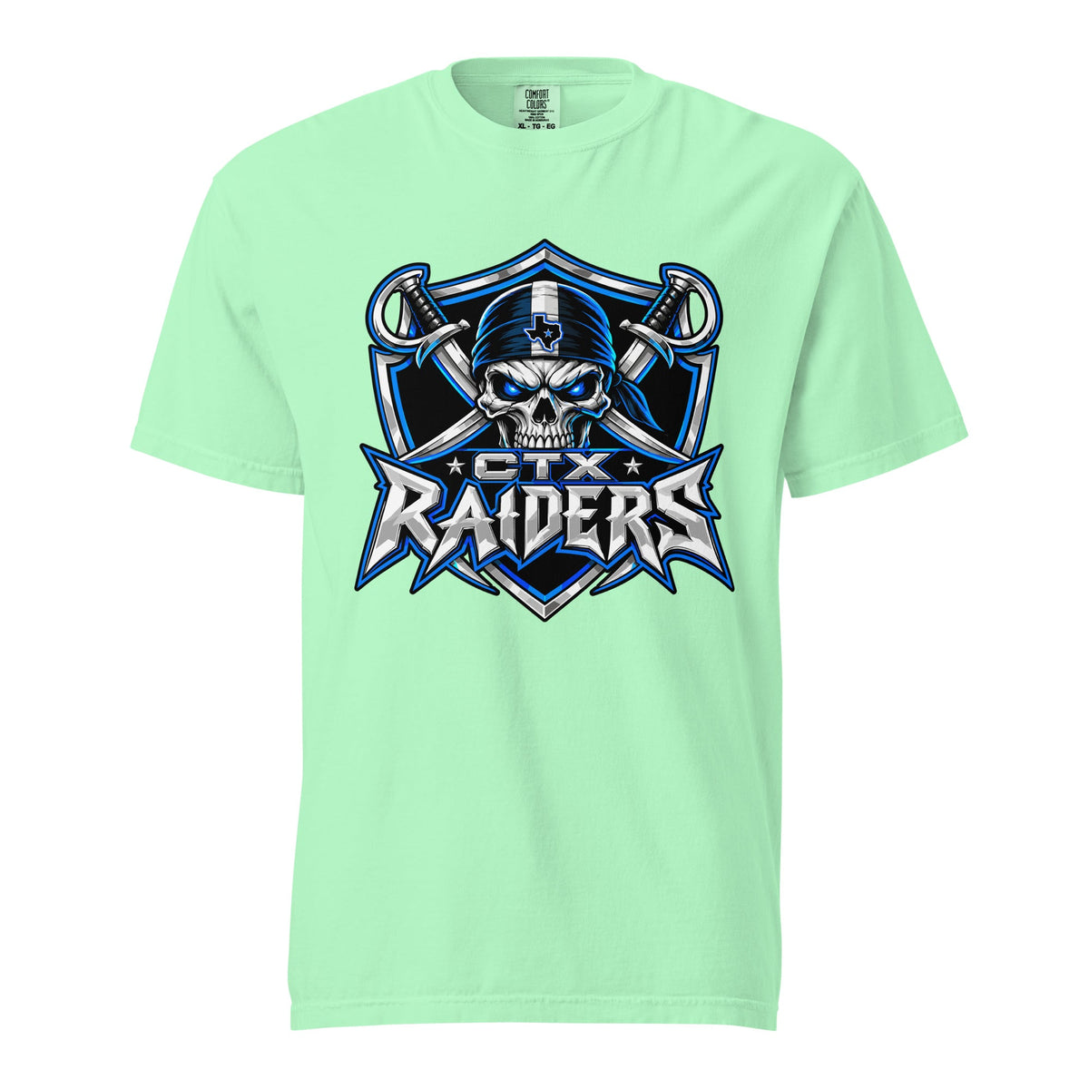 Signature | Comfort Colors T-Shirt | Central Texas Raiders | Shield Logo