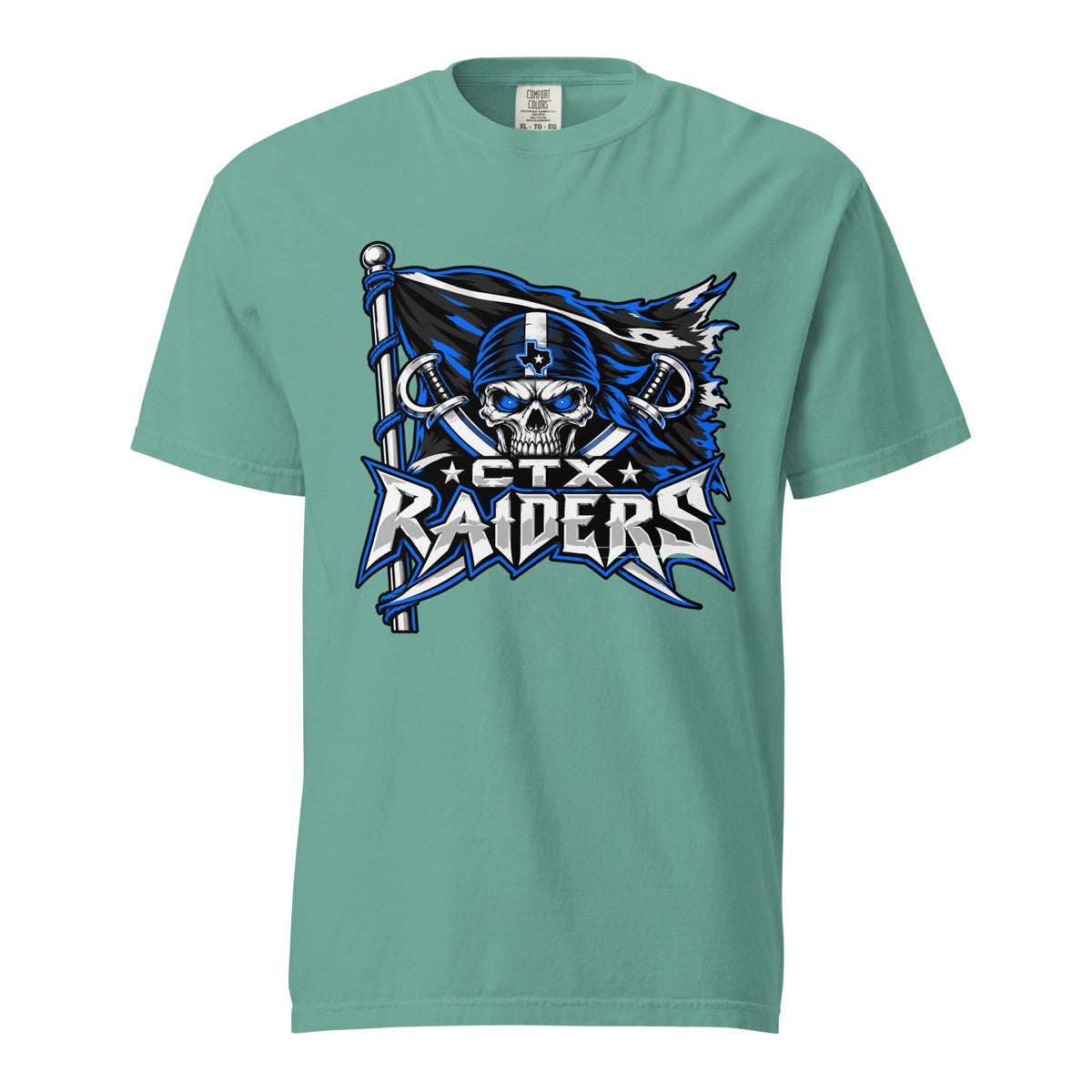 Signature | Comfort Colors T-Shirt | Central Texas Raiders | Vanguard Logo