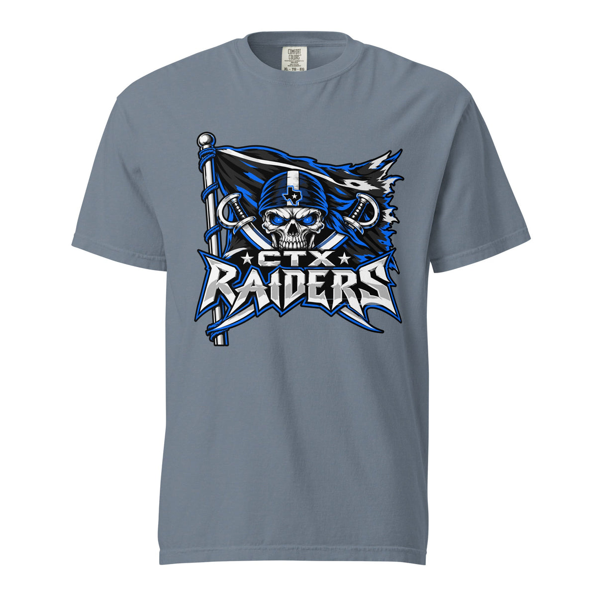 Signature | Comfort Colors T-Shirt | Central Texas Raiders | Vanguard Logo