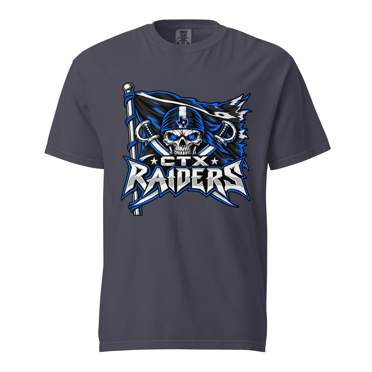 Signature | Comfort Colors T-Shirt | Central Texas Raiders | Vanguard Logo