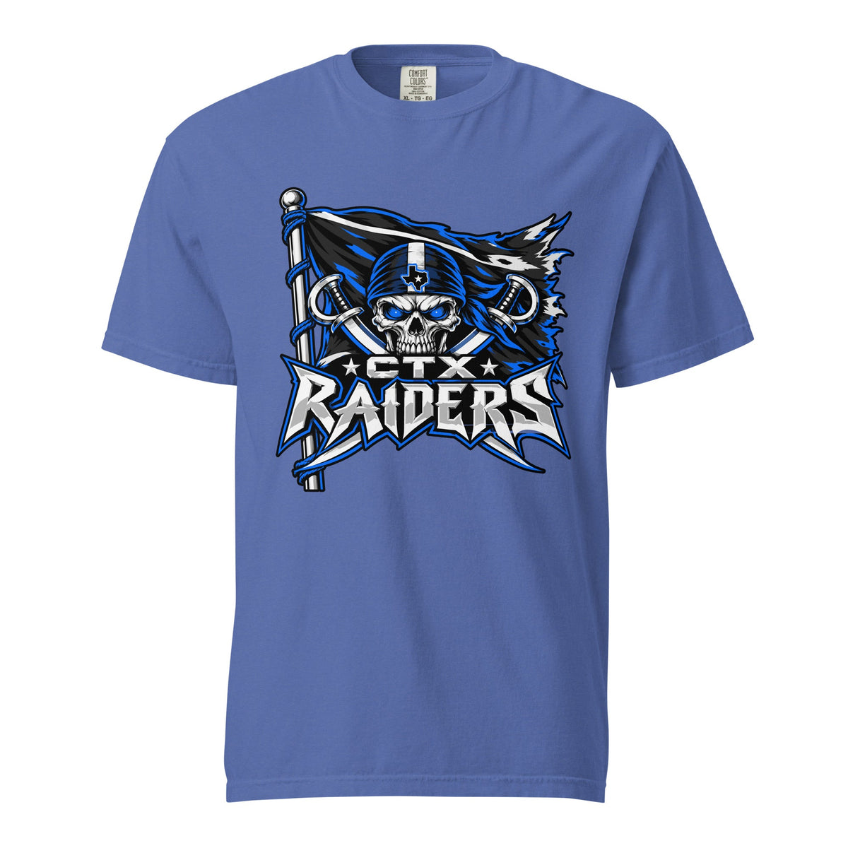 Signature | Comfort Colors T-Shirt | Central Texas Raiders | Vanguard Logo