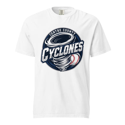 Signature | Comfort Colors T-Shirt | Centre County Cyclones | Badge Logo