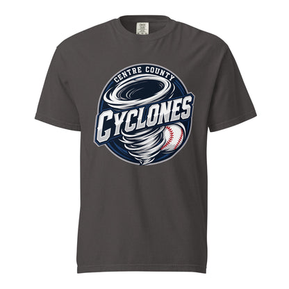 Signature | Comfort Colors T-Shirt | Centre County Cyclones | Badge Logo