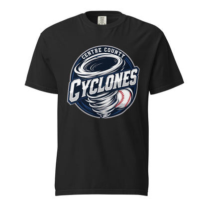 Signature | Comfort Colors T-Shirt | Centre County Cyclones | Badge Logo