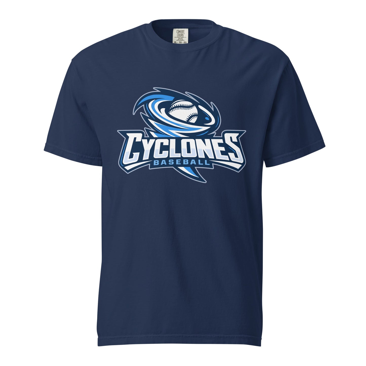 Signature | Comfort Colors T-Shirt | Centre County Cyclones | Crest Logo
