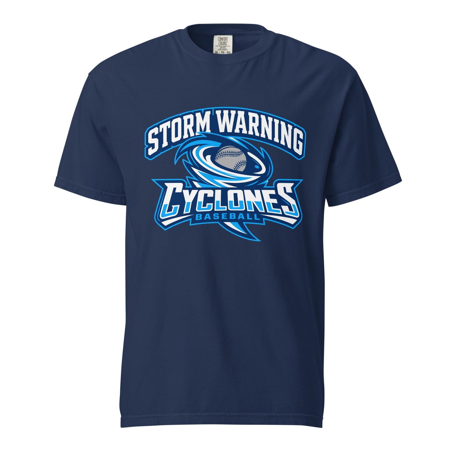 Signature | Comfort Colors T-Shirt | Centre County Cyclones | Vanguard Logo