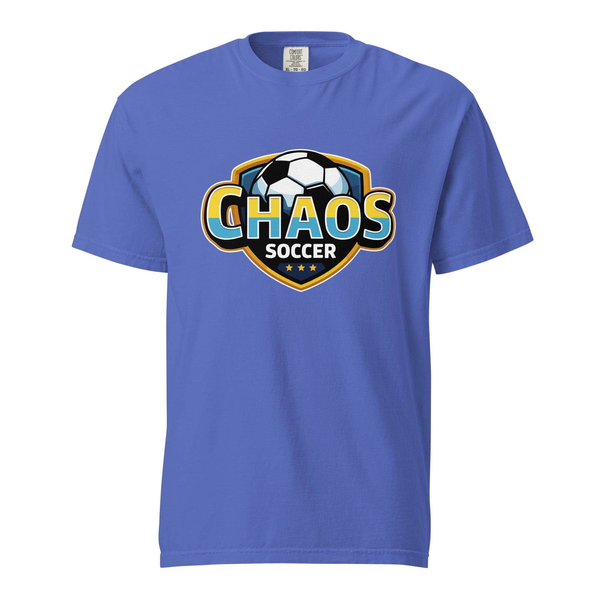 Signature | Comfort Colors T-Shirt | Chaos Soccer | Logo