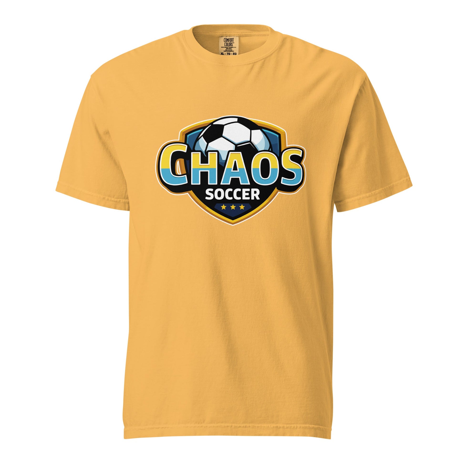 Signature | Comfort Colors T-Shirt | Chaos Soccer | Logo