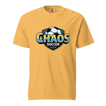 Signature | Comfort Colors T-Shirt | Chaos Soccer | Logo