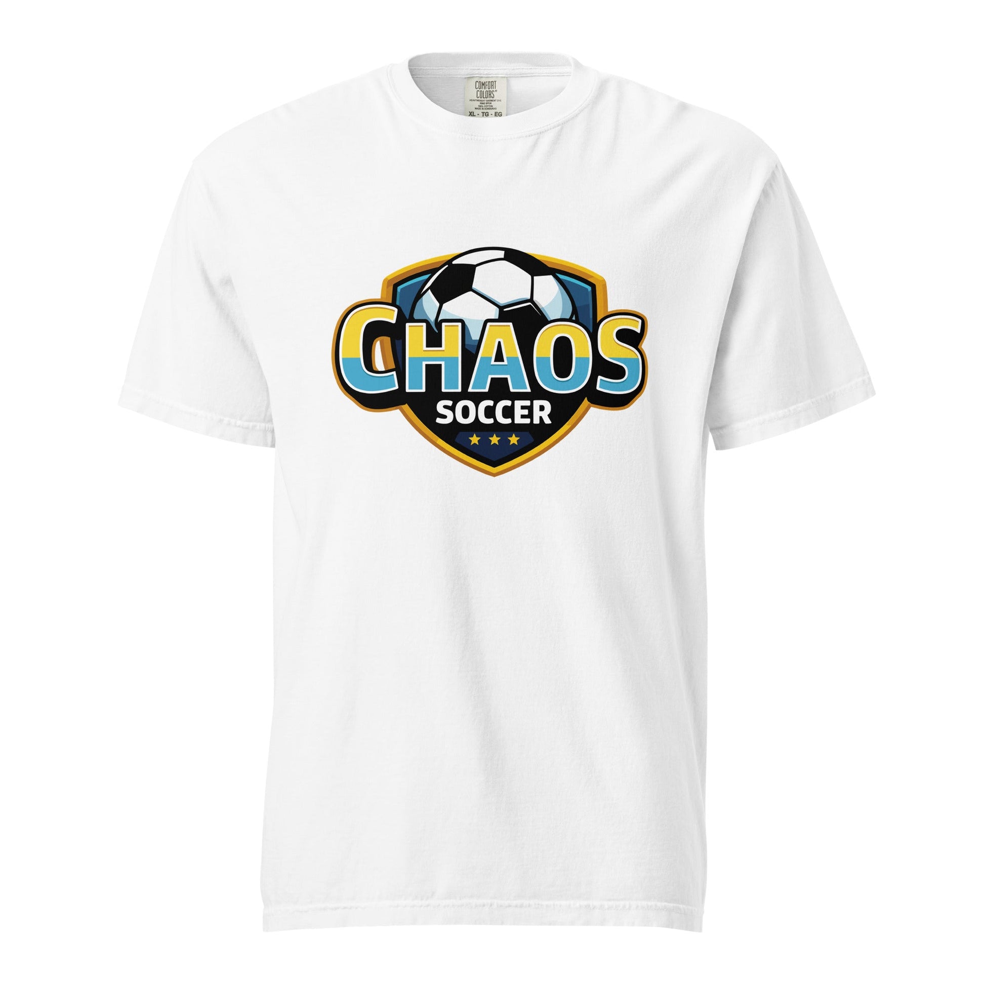 Signature | Comfort Colors T-Shirt | Chaos Soccer | Logo