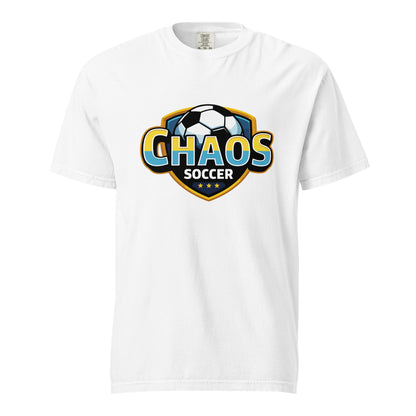 Signature | Comfort Colors T-Shirt | Chaos Soccer | Logo