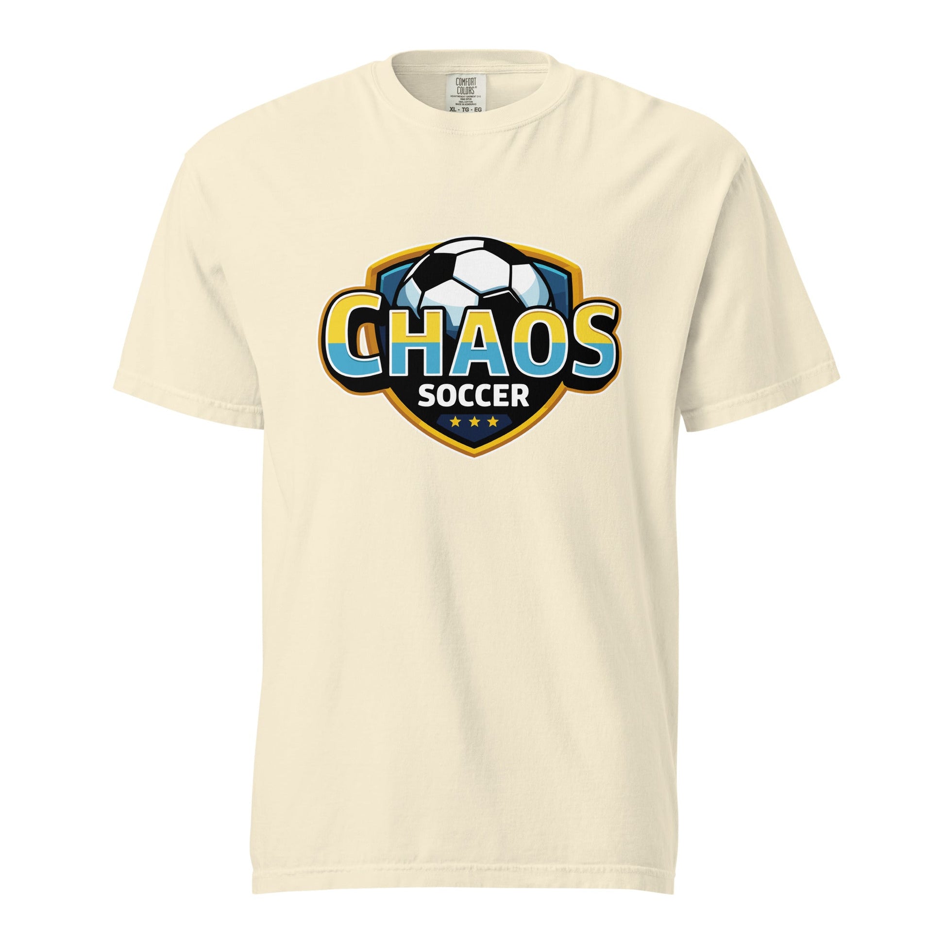 Signature | Comfort Colors T-Shirt | Chaos Soccer | Logo