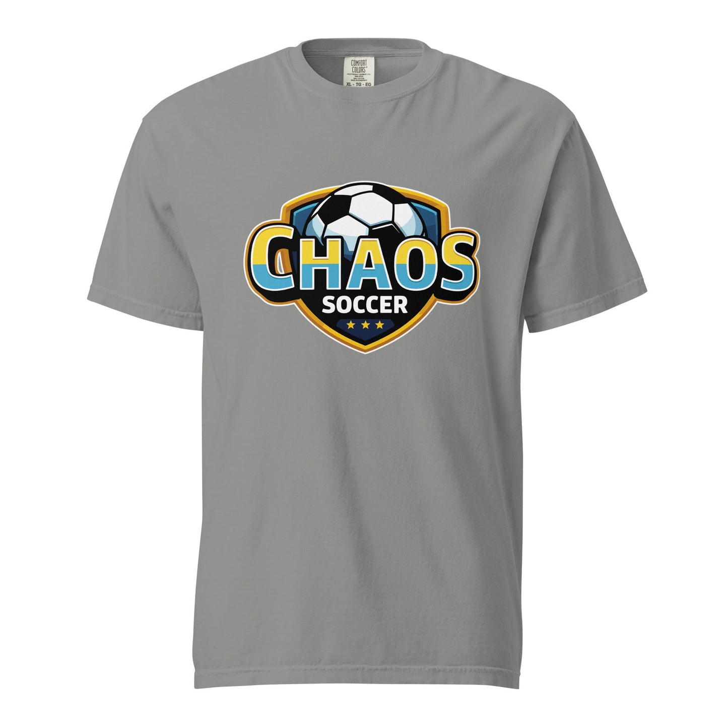 Signature | Comfort Colors T-Shirt | Chaos Soccer | Logo