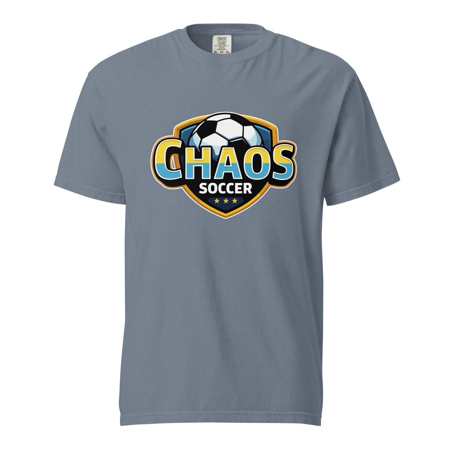 Signature | Comfort Colors T-Shirt | Chaos Soccer | Logo