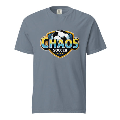 Signature | Comfort Colors T-Shirt | Chaos Soccer | Logo