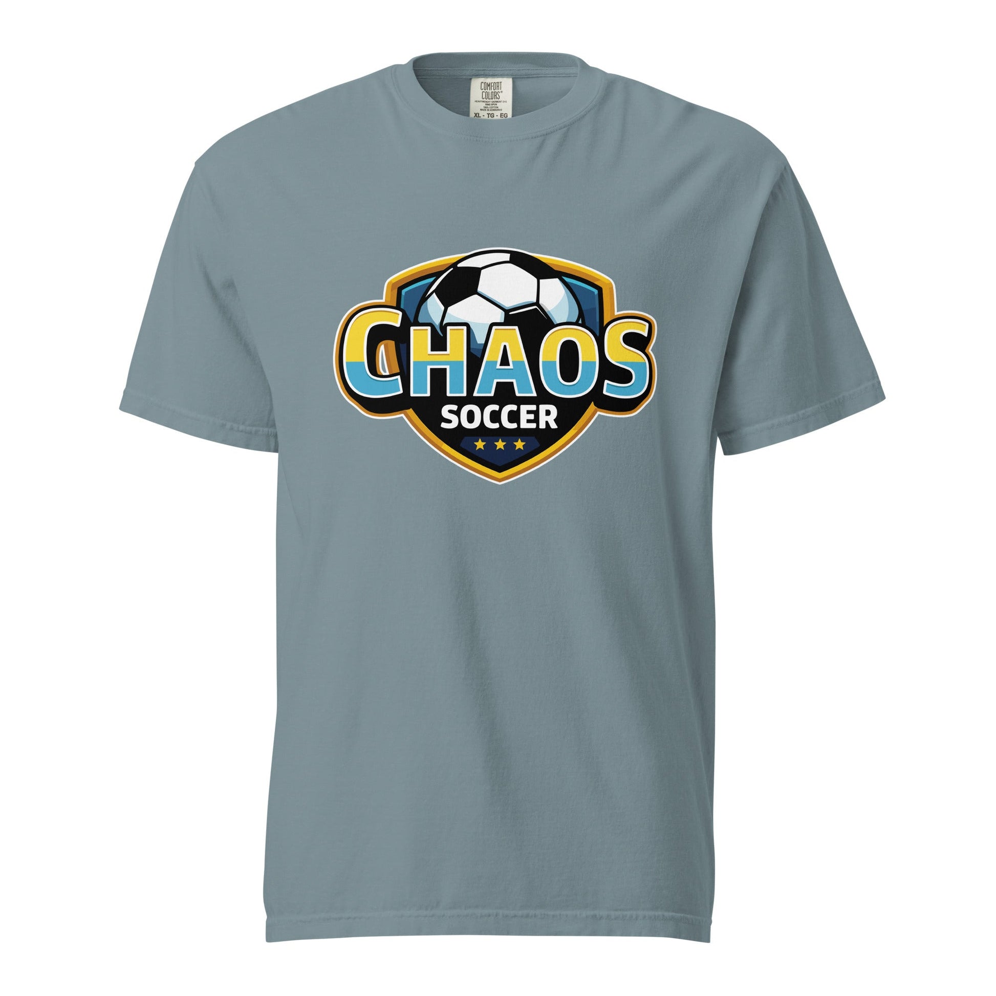 Signature | Comfort Colors T-Shirt | Chaos Soccer | Logo