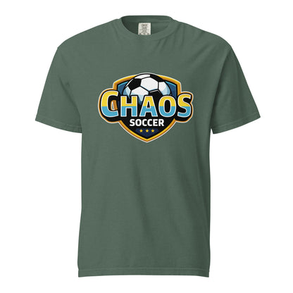 Signature | Comfort Colors T-Shirt | Chaos Soccer | Logo
