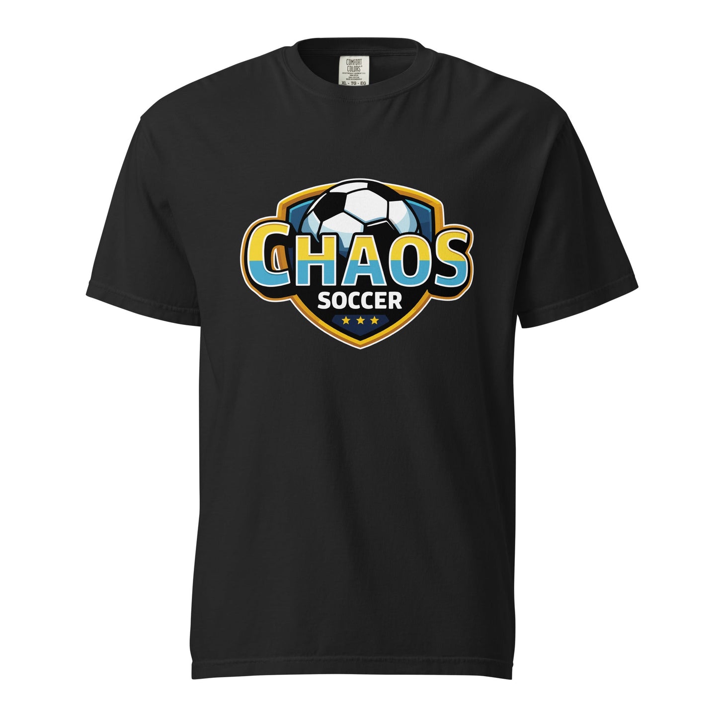 Signature | Comfort Colors T-Shirt | Chaos Soccer | Logo