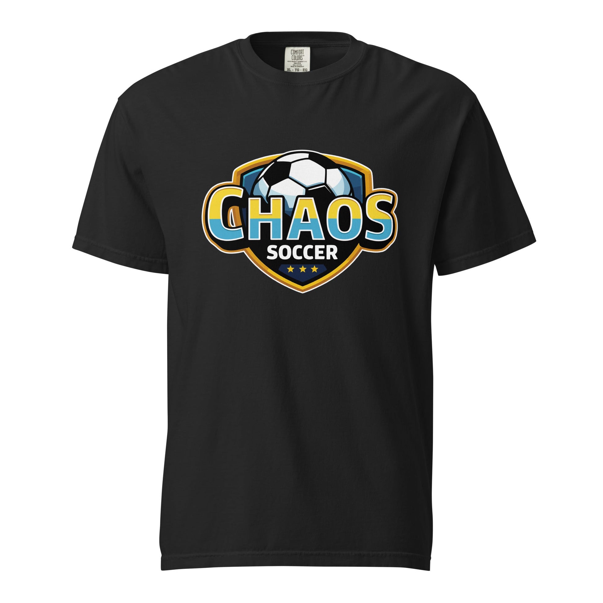 Signature | Comfort Colors T-Shirt | Chaos Soccer | Logo