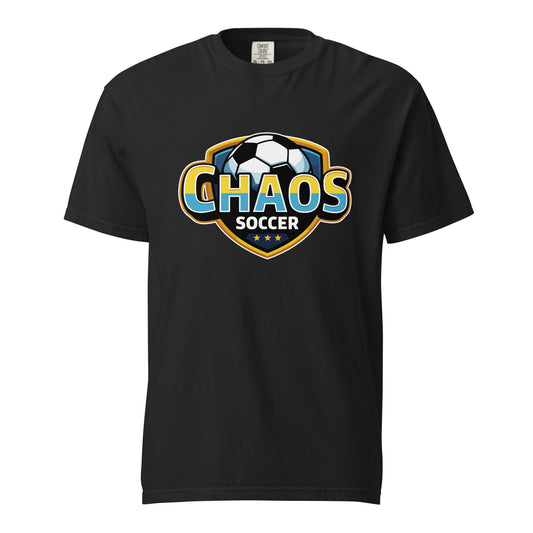 Signature | Comfort Colors T-Shirt | Chaos Soccer | Logo