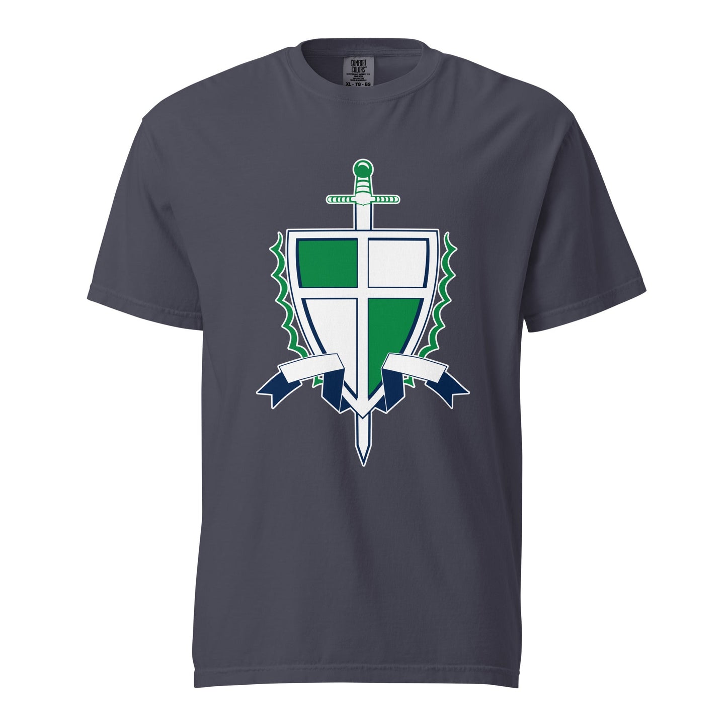 Signature | Comfort Colors T-Shirt | Cheer | Shield Logo
