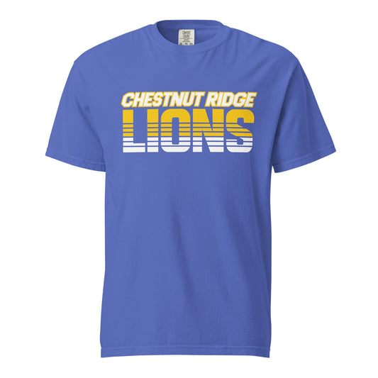 Signature | Comfort Colors T-Shirt | Chestnut Ridge Lions Football | Script Logo