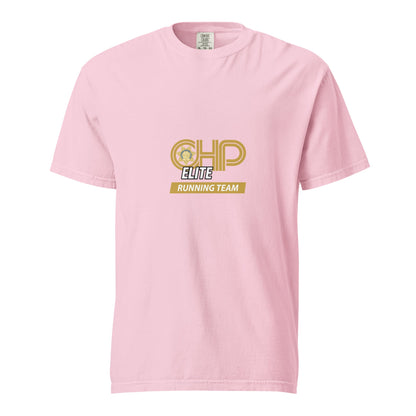 Signature | Comfort Colors T-Shirt | CHP Elite Running Team | Runner Crest Logo