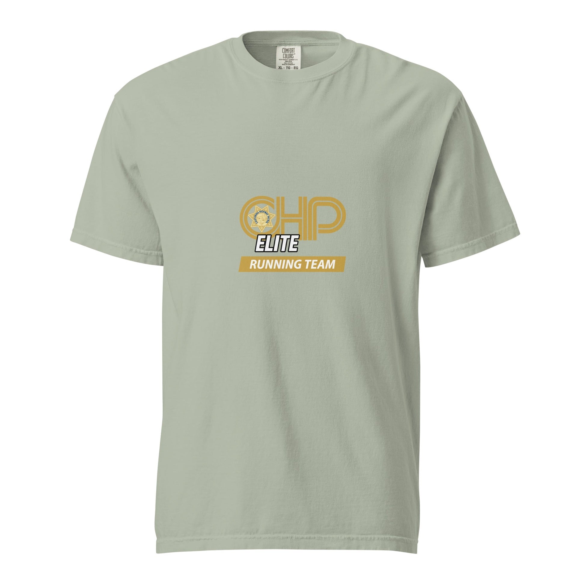 Signature | Comfort Colors T-Shirt | CHP Elite Running Team | Runner Crest Logo