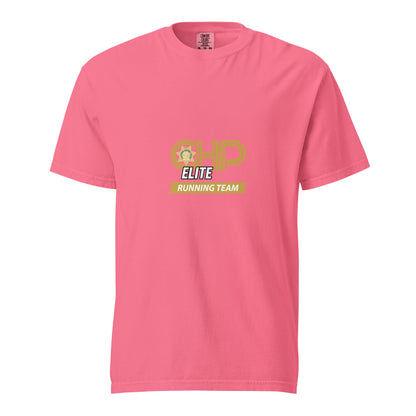 Signature | Comfort Colors T-Shirt | CHP Elite Running Team | Runner Crest Logo