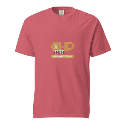Signature | Comfort Colors T-Shirt | CHP Elite Running Team | Runner Crest Logo