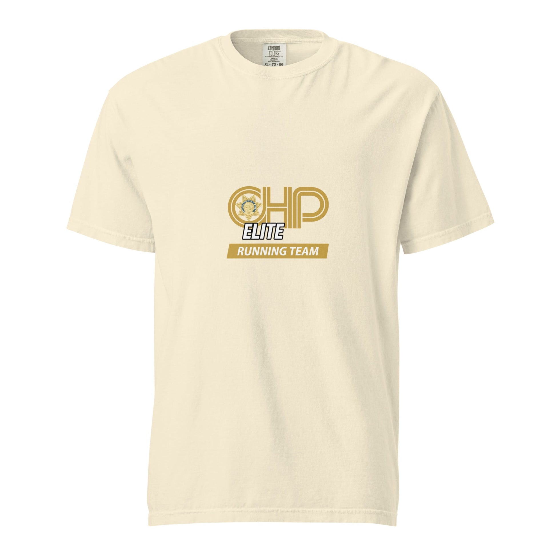 Signature | Comfort Colors T-Shirt | CHP Elite Running Team | Runner Crest Logo