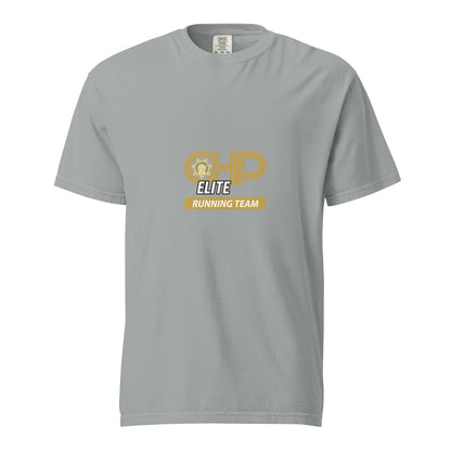 Signature | Comfort Colors T-Shirt | CHP Elite Running Team | Runner Crest Logo
