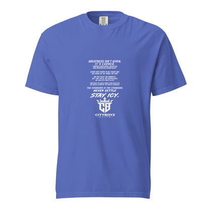 Signature | Comfort Colors T-Shirt | City Boyz Elite | Legacy Builder Mark Logo