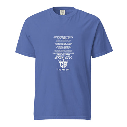 Signature | Comfort Colors T-Shirt | City Boyz Elite | Legacy Builder Mark Logo
