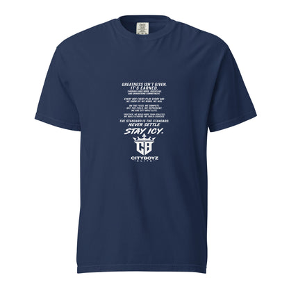 Signature | Comfort Colors T-Shirt | City Boyz Elite | Legacy Builder Mark Logo