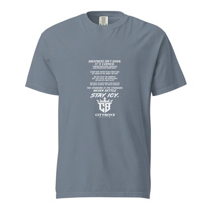 Signature | Comfort Colors T-Shirt | City Boyz Elite | Legacy Builder Mark Logo