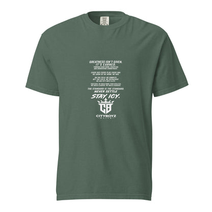 Signature | Comfort Colors T-Shirt | City Boyz Elite | Legacy Builder Mark Logo