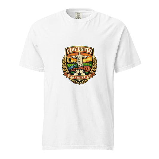 Signature | Comfort Colors T-Shirt | Clay United | Crest Logo